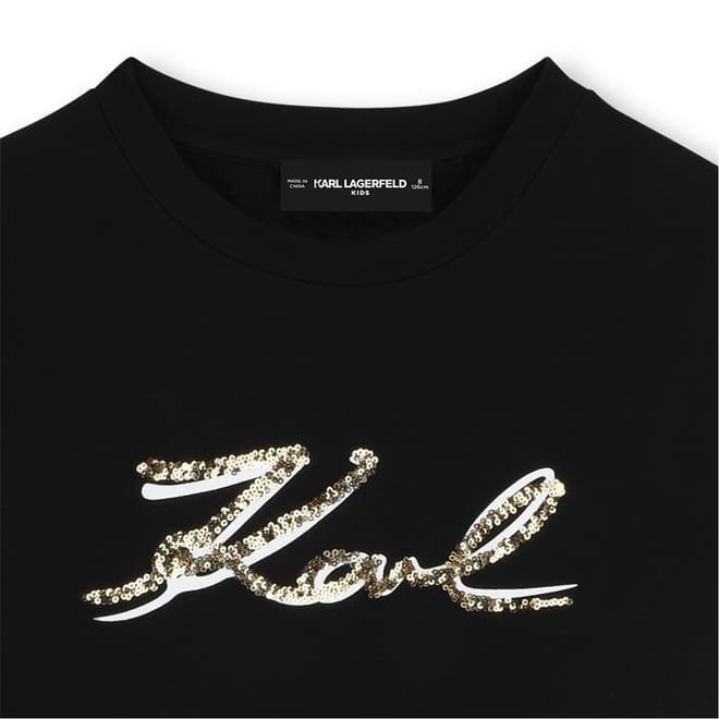 Sequin Regular Fit Crew Neck T-Shirt
