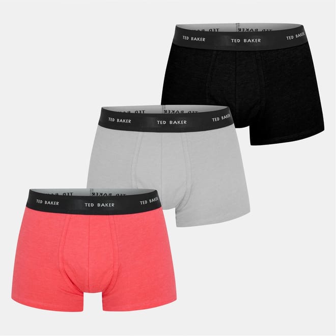 3 Pack Plain Design Boxer Brief