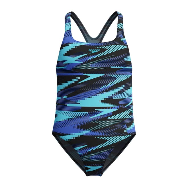 Hyper Boom Graphic Print One-Piece Swimsuit