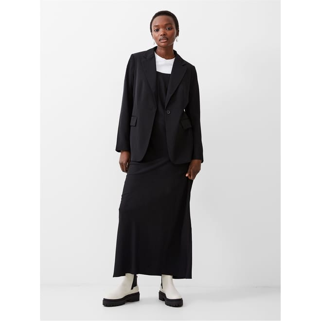 Flared Sleeve Double Flap Pocket Blazer