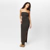 Ribbed Maxi Bandeau Dress