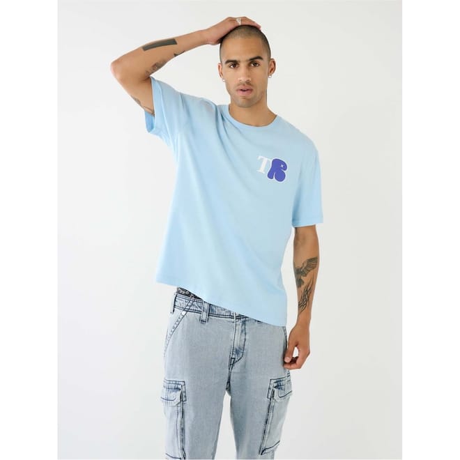 Regular Fit Logo Print Crew Neck T-Shirt