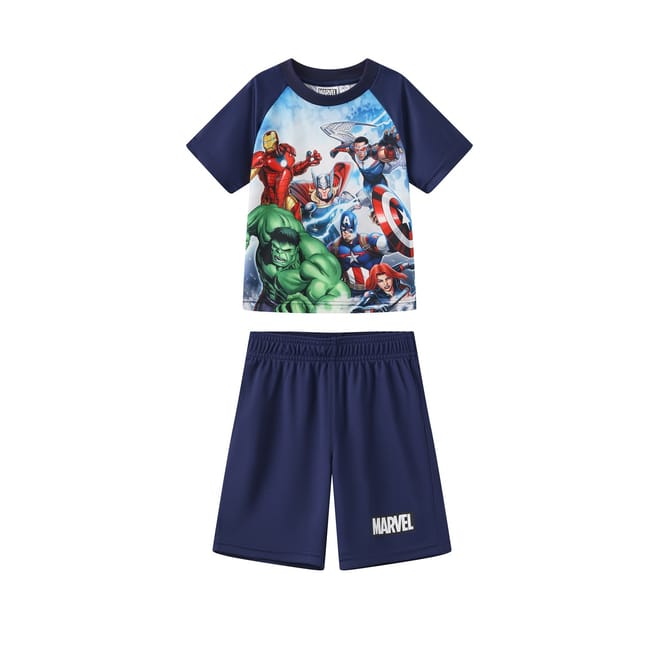 DC Super Heroes Crew Neck T-Shirt and Short Set