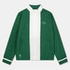 Crocodile Print Mock Neck Athletic Top
