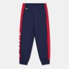 Block Lettering Side Stripes Straight Leg Joggers