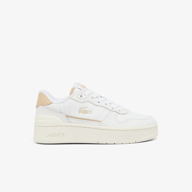T-Clip Platform Leather Trainers