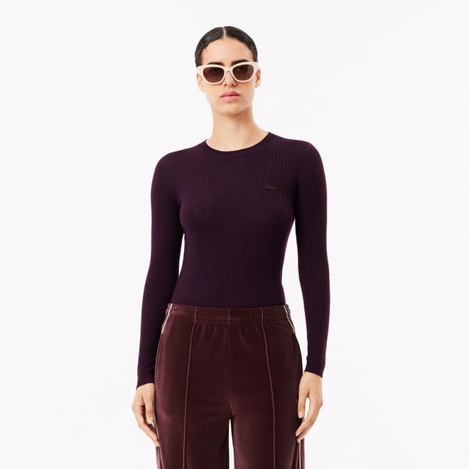 Merino Wool 3D Rib Sweater