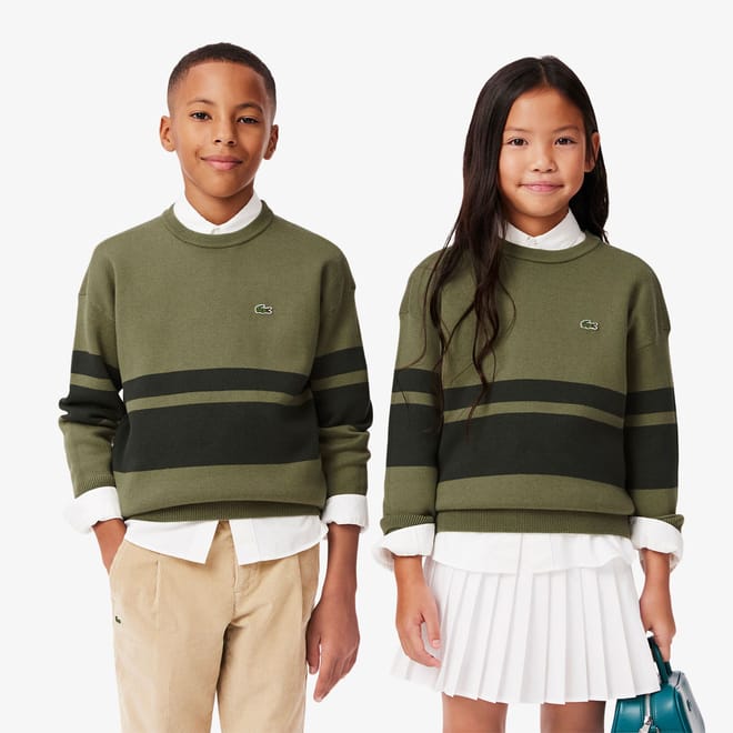 Juniors Striped Sweatshirt
