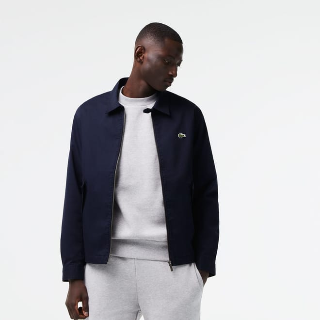Gabardine Zip-Up Jacket