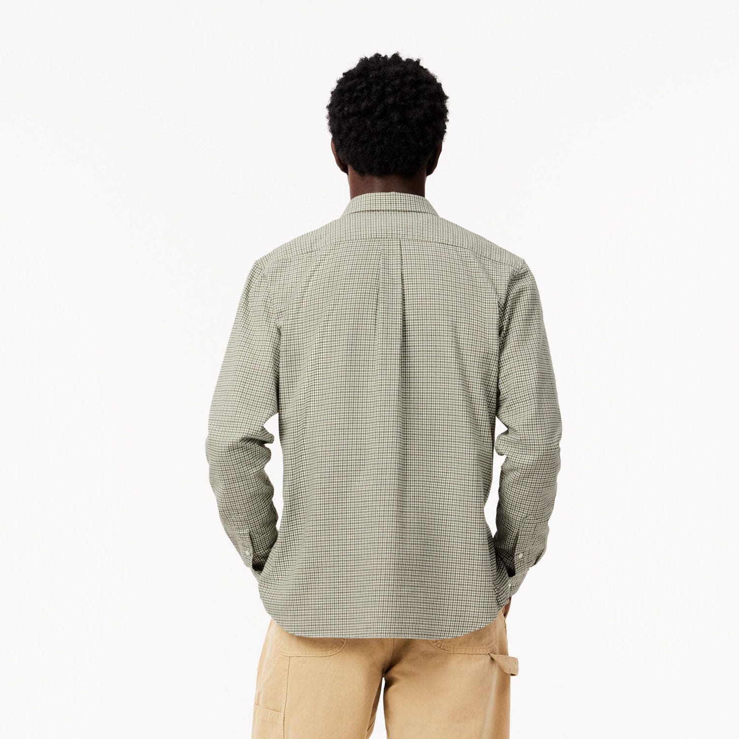 lacoste flannel shirt