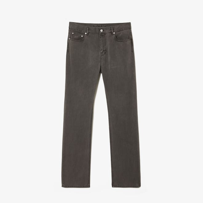 Regular Fit Mineral Dyed Cotton Jeans