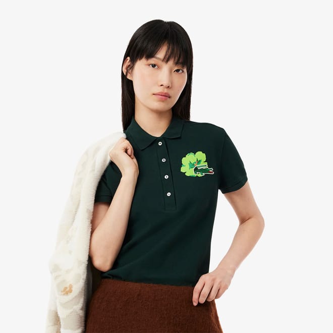 Slim Fit L.12.D Stretch Mini Piqué Polo Shirt