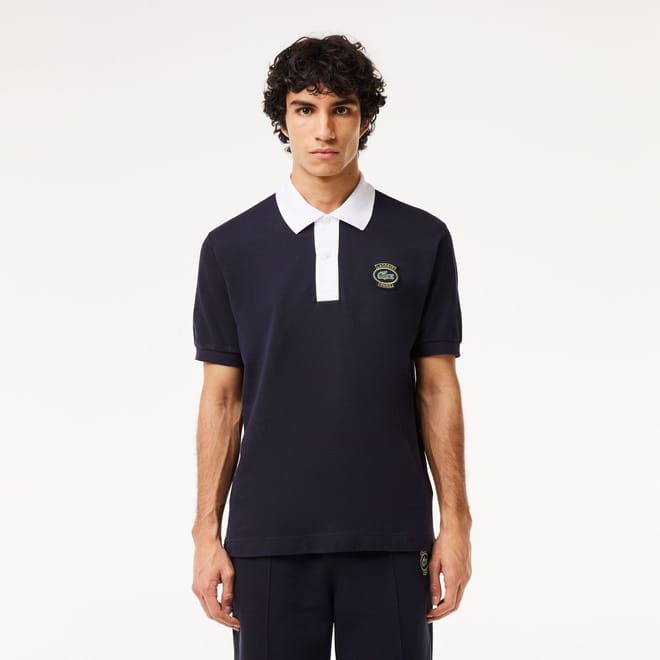 Classic-Fit Badge Polo Shirt