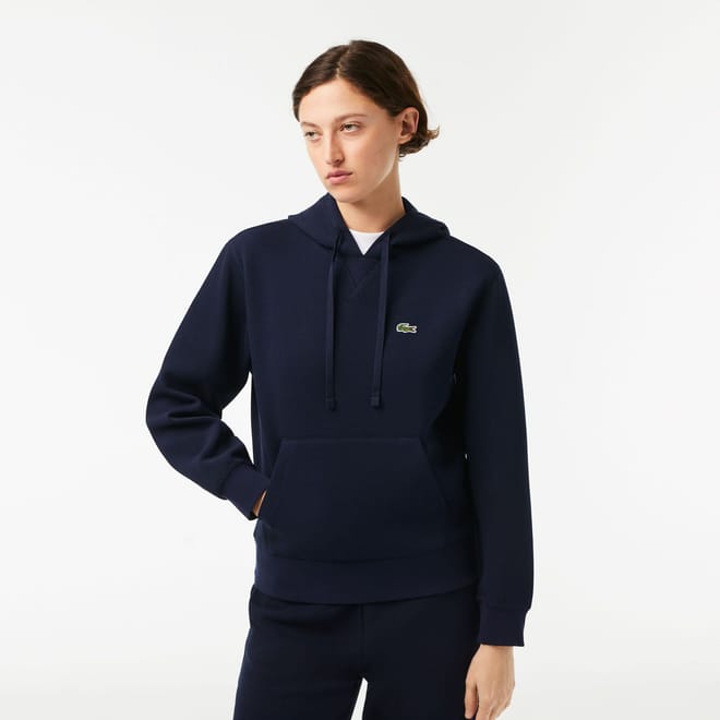 Loose Fit Cotton Blend Hoodie