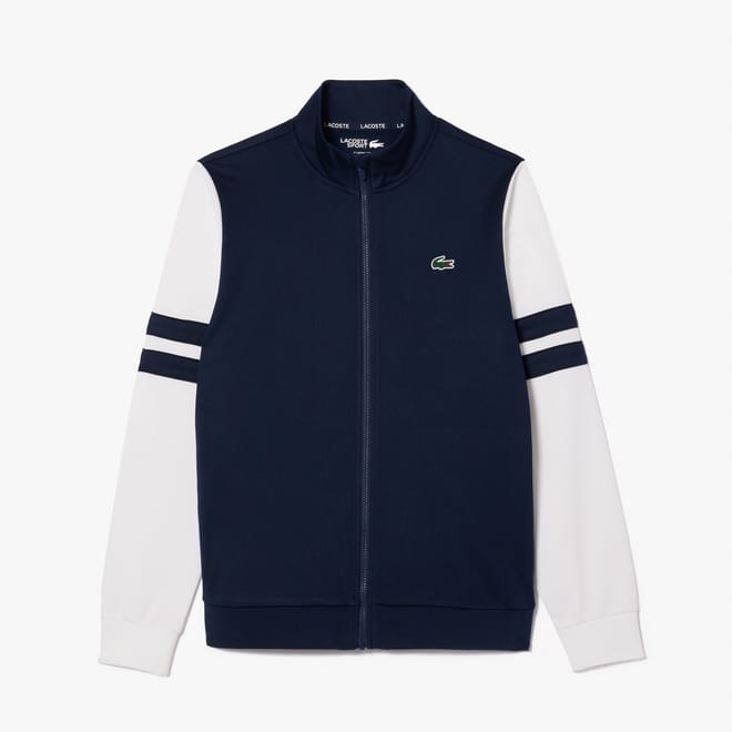 Zip-Up Stretch Interlock Tennis Sweatshirt