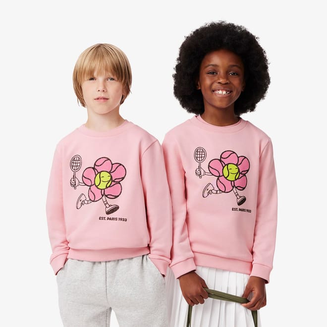 Juniors Printed Crewneck Sweatshirt