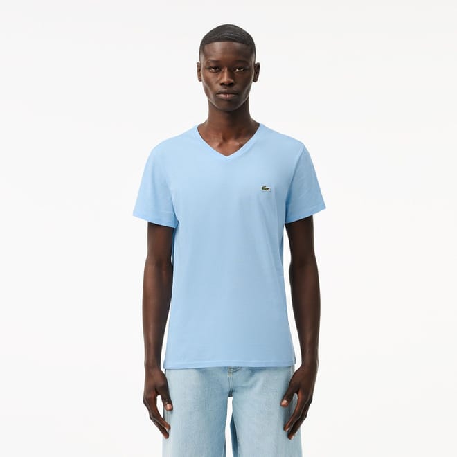 Lightweight Cotton Pima V-Neck T-Shirt