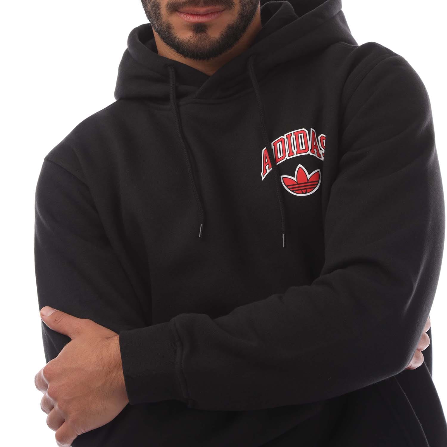 Black adidas Originals Arch Hoodie - Get The Label