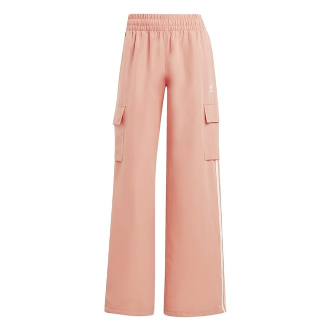 Side Stripes Wide Leg Cargo Pants