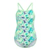 Floral Patterned Tie Back One-Piece Swimsuit
