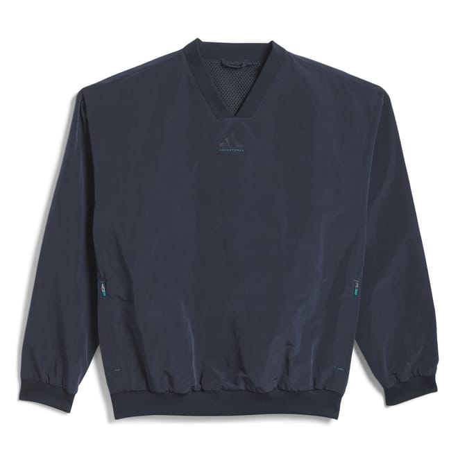 Mens Basketball Woven Crewneck Sweatshirt