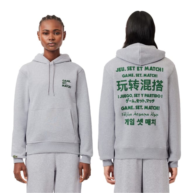 Hooded Lettering Regular Fit Sweatshirt