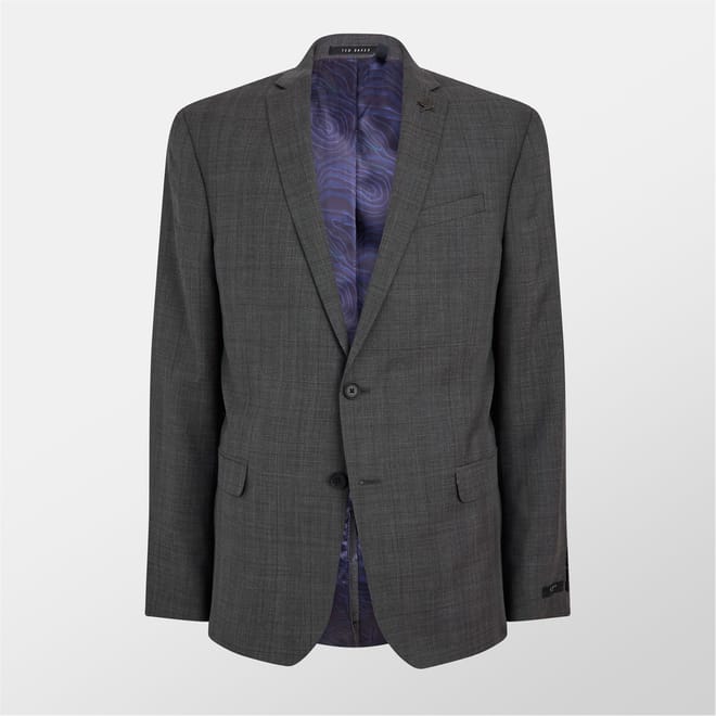 Windowpane Full Suit Jacket