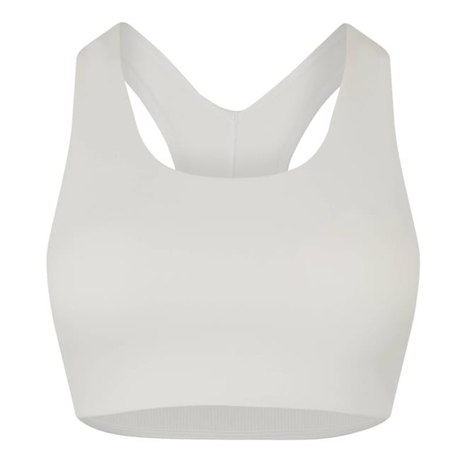 Cropped Scoop Neck Snug Fit Bra