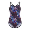 Butterfly Patterned Tie Back Swimsuit
