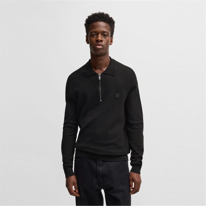Zip Neck Regular Fit Shirt