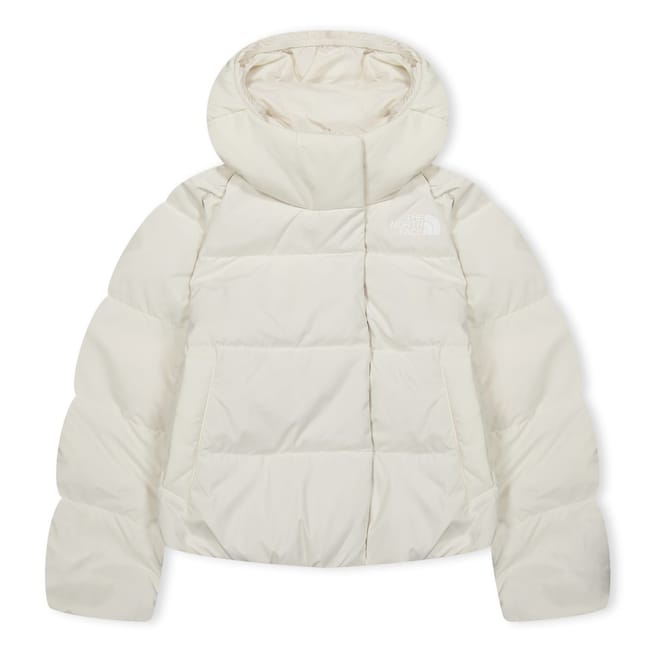 North Down Hooded Solid Patterned Puffer Jacket