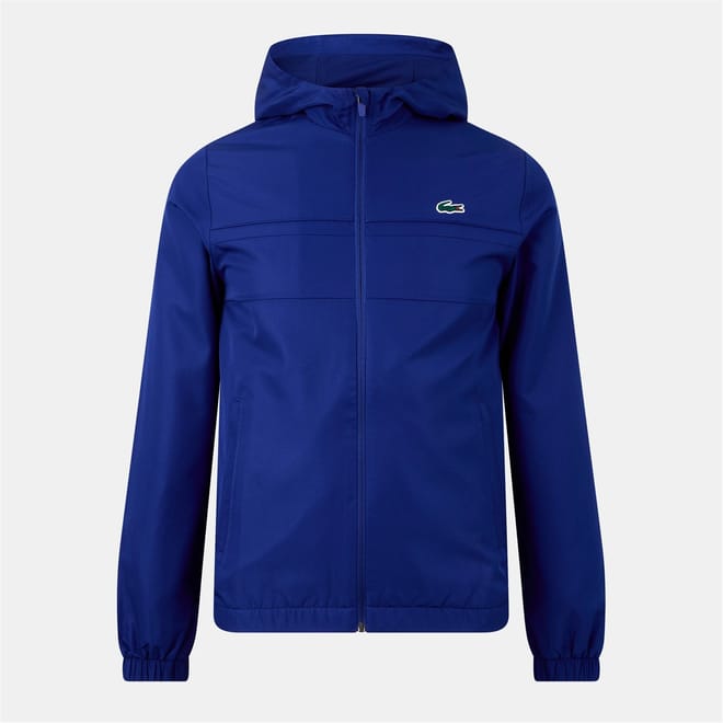 Hooded Track Jacket with Logo