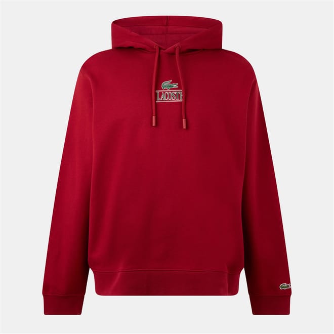 Hooded Lacoste Lettering Sweatshirt