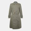 Buckle Belted Trench Coat