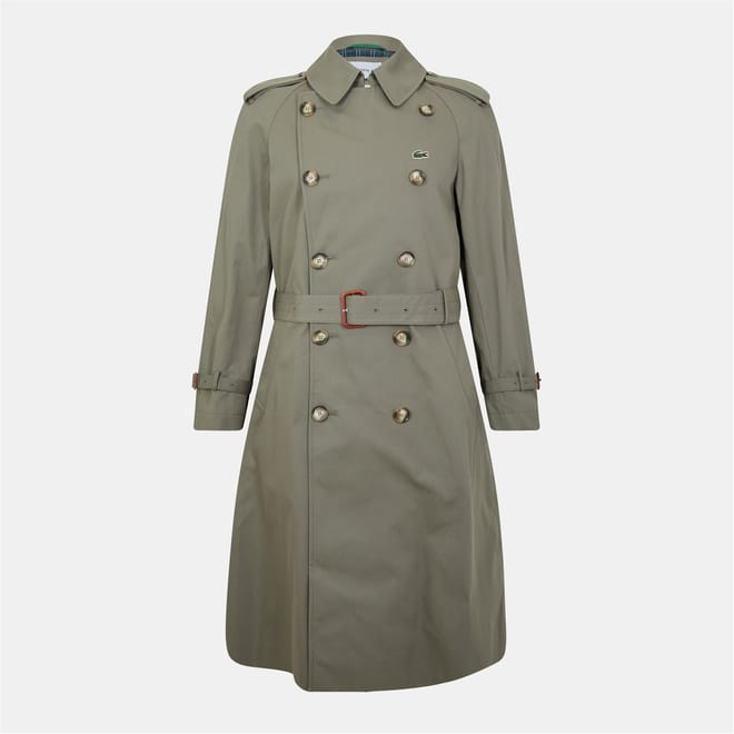 Buckle Belted Trench Coat