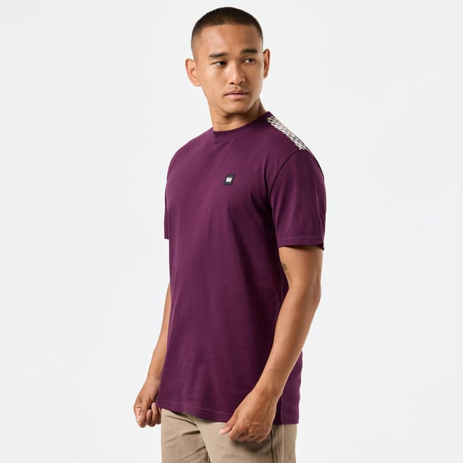 Diaz Check Detail T-Shirt