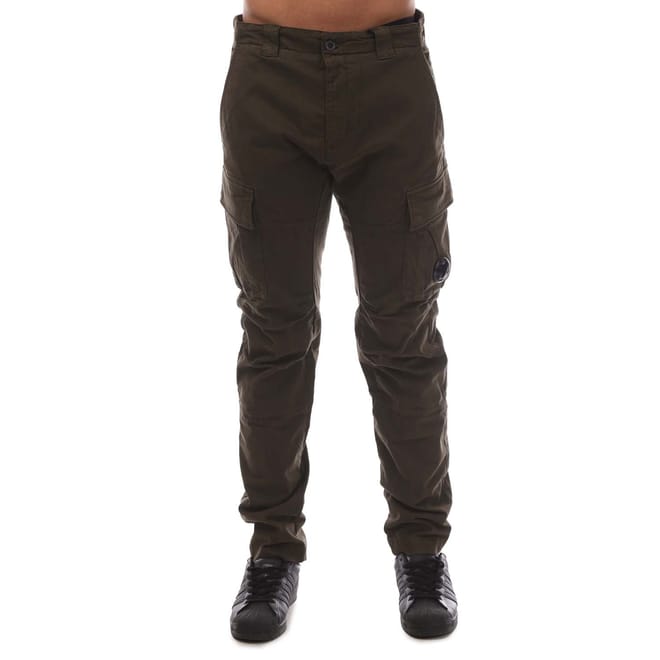 Stretch Sateen Cargo Pants
