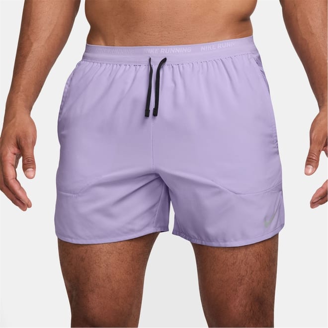 Mens Stride Dri Fit 5 Brief Lined Running Shorts