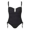 Cut-Out Back Bandeau One Piece Swimsuit