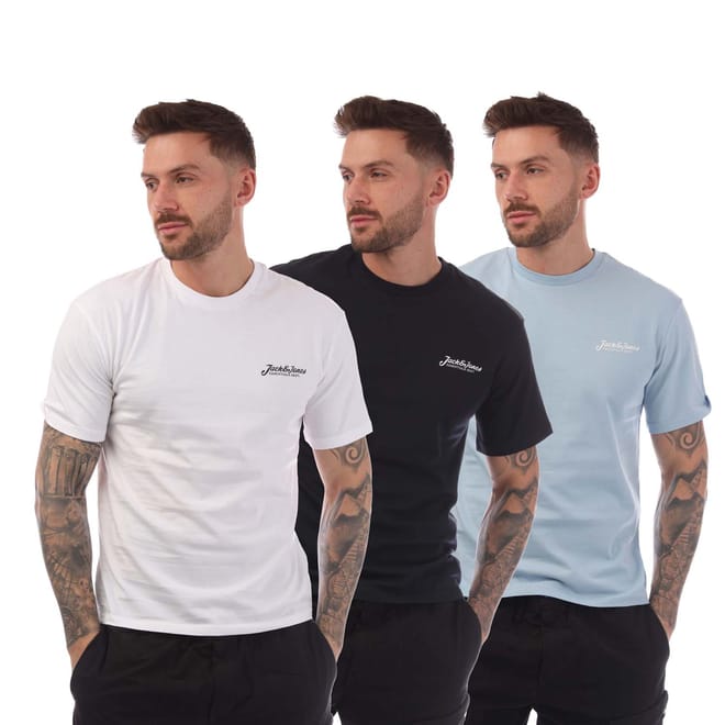 3 Pack Beau Footprint T-Shirts