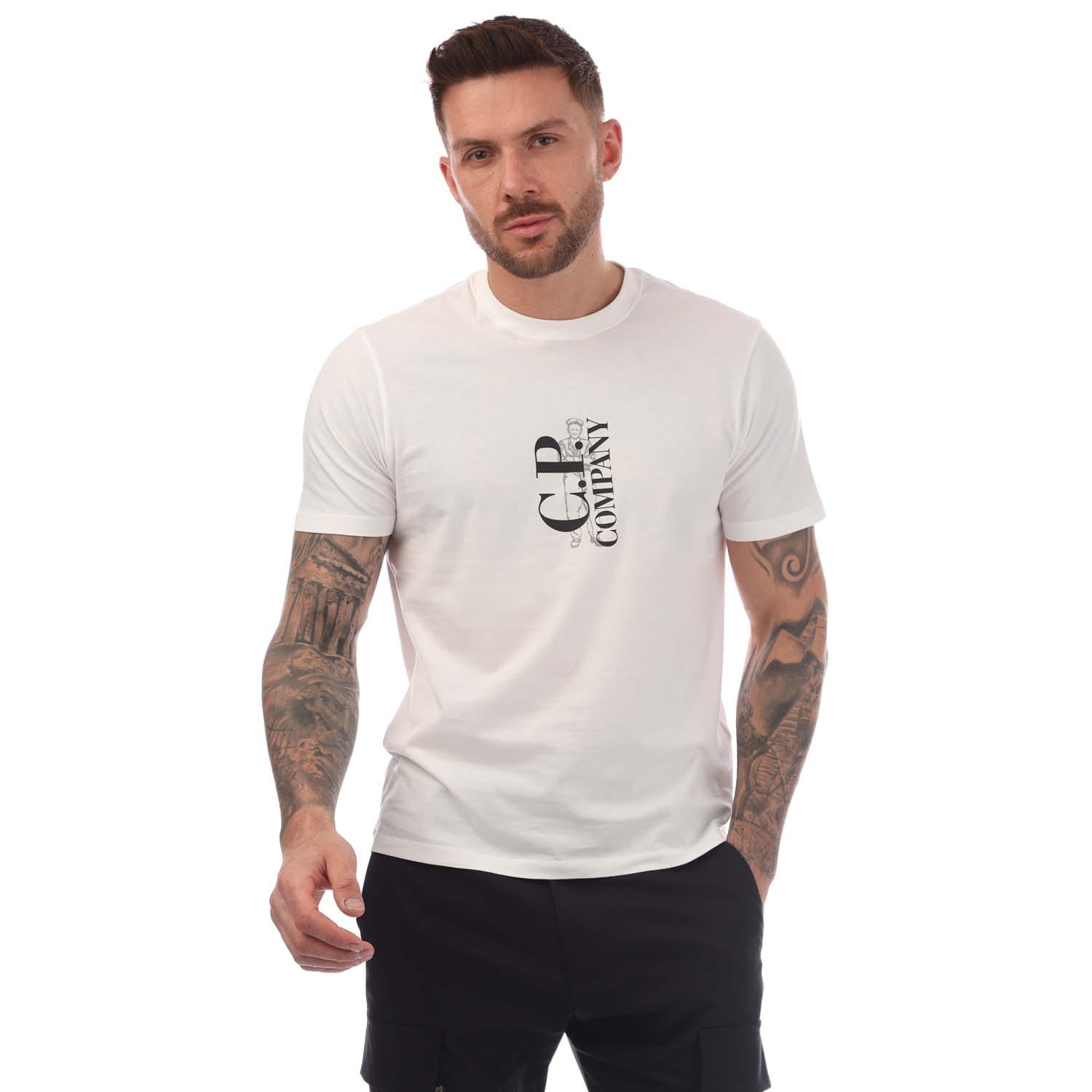 CP COMPANY｜ (30/1 Jersey Chest Logo T-Shirt (18CMTS177A T-shirts C.P. Company 30/1 Jersey Logo Patch T-Shirt | The
