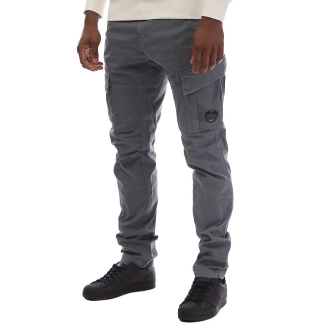 Stretch Sateen Lens Cargo Pants