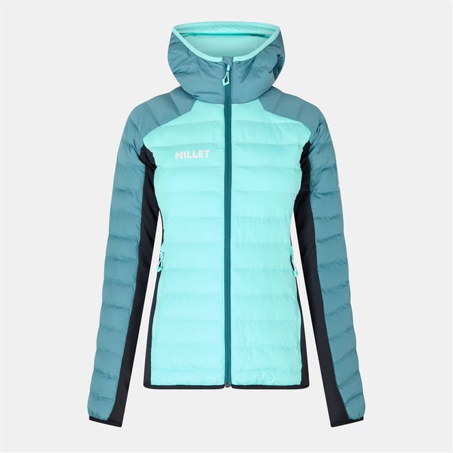 Firtzroy Hooded Color Block Down Jacket