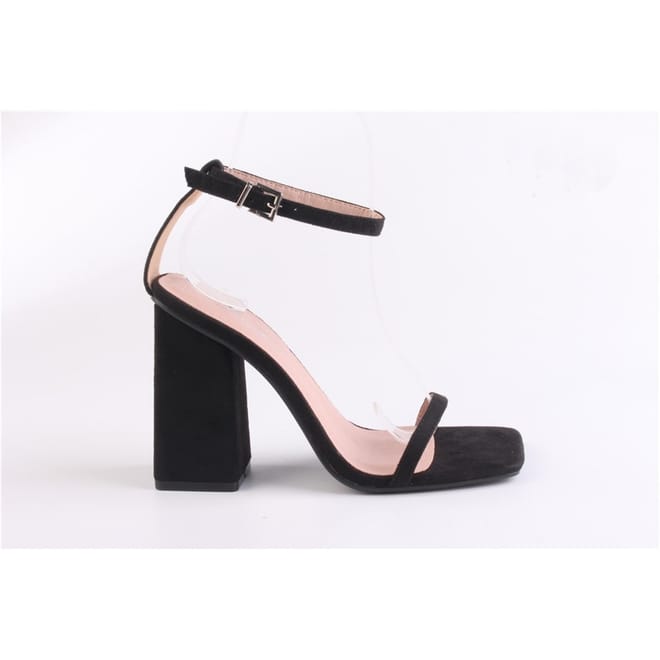 High Heel Block Heel Open Toe Sandals