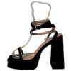 Platform Block Heel Open Toe Sandals
