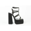 Gladiator Platform Sandals with Open Toe