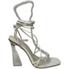 High Heel Block Toe Post Sandals