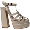 Platform Gladiator Sandals with Block Heel