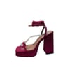 Platform Block Heel Open Toe Sandals