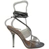 Doub Stiletto Heel Open Toe Sandals